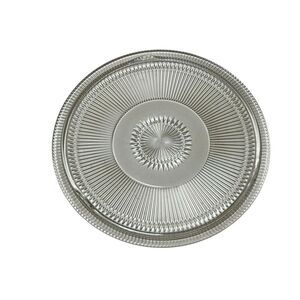 Anniversary Clear By Jeannette Glass Co Cake Plate No Dome